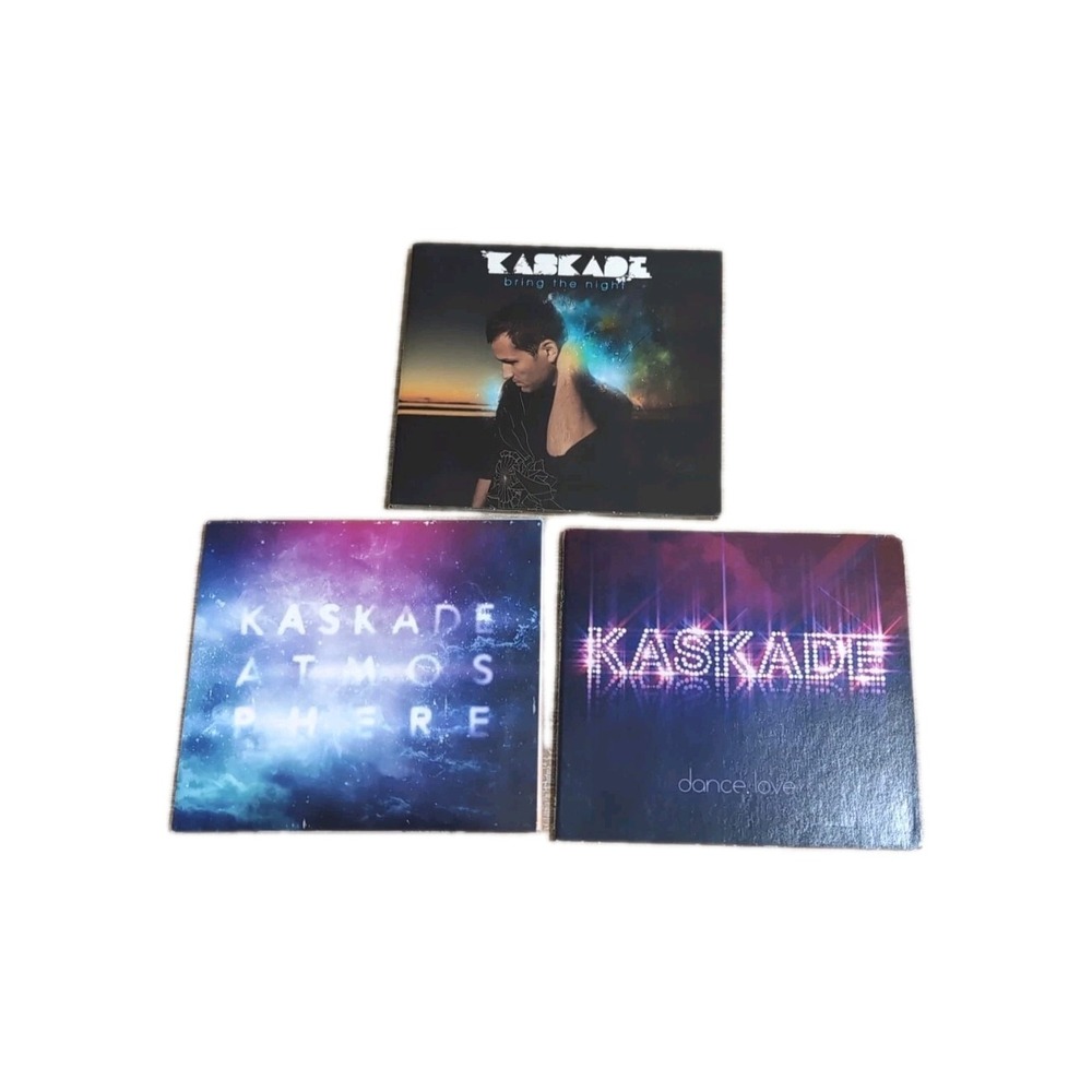 Kaskade 3 CD‎ Lot Bring The Night Dance Love Atmosphere Rare